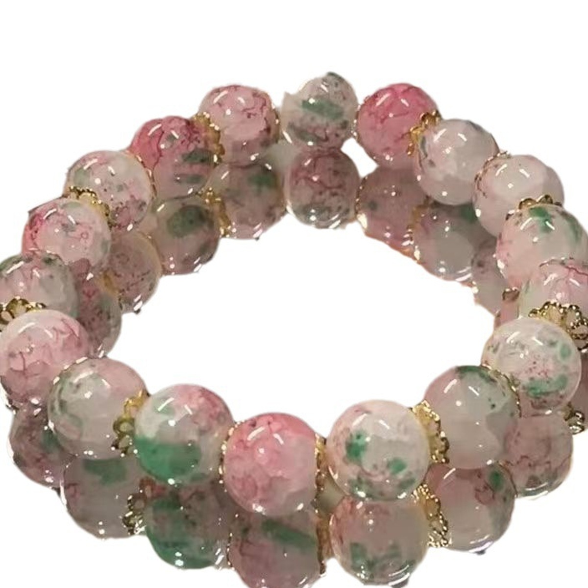 Blossom Glass Bracelet close bead detail thumbnail