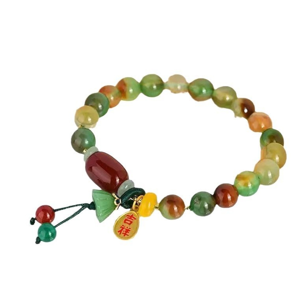 Festival Bead Bracelet flat lay detail thumbnail