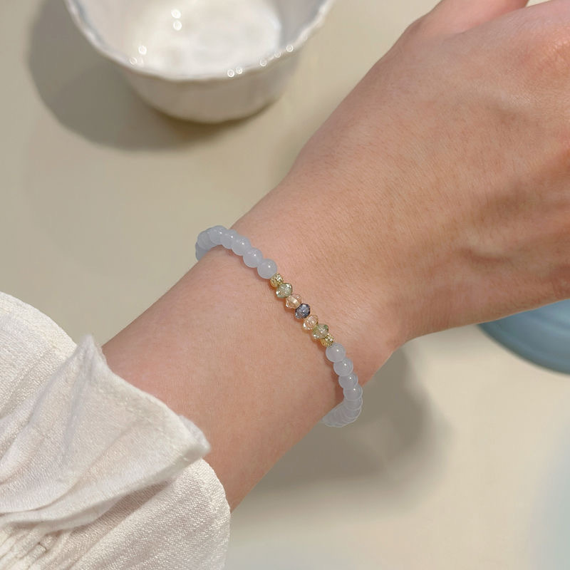 Sea Salt Ice Blue Bracelet flat lay detail thumbnail