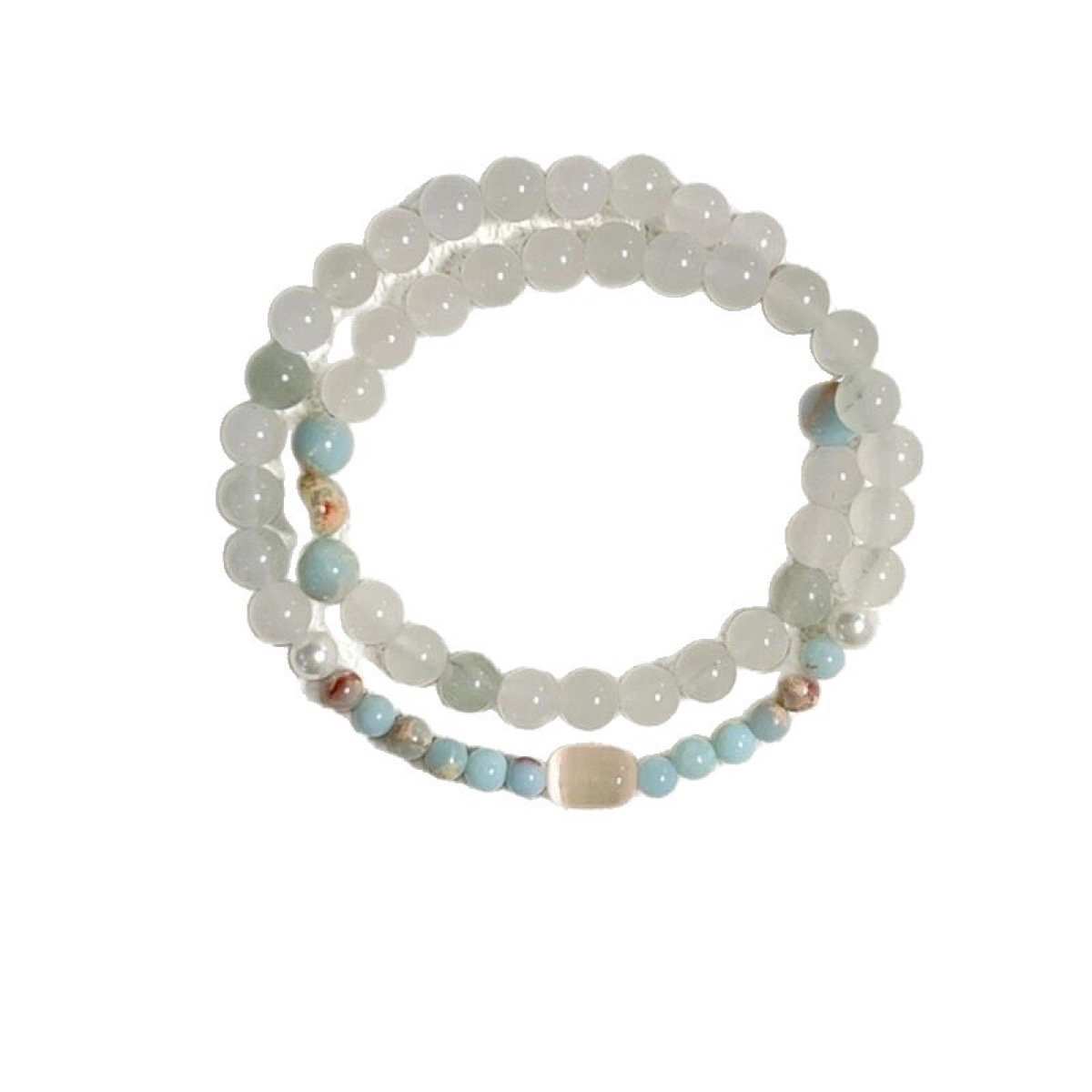 Tianshan Jade Double-Wrap Bracelet