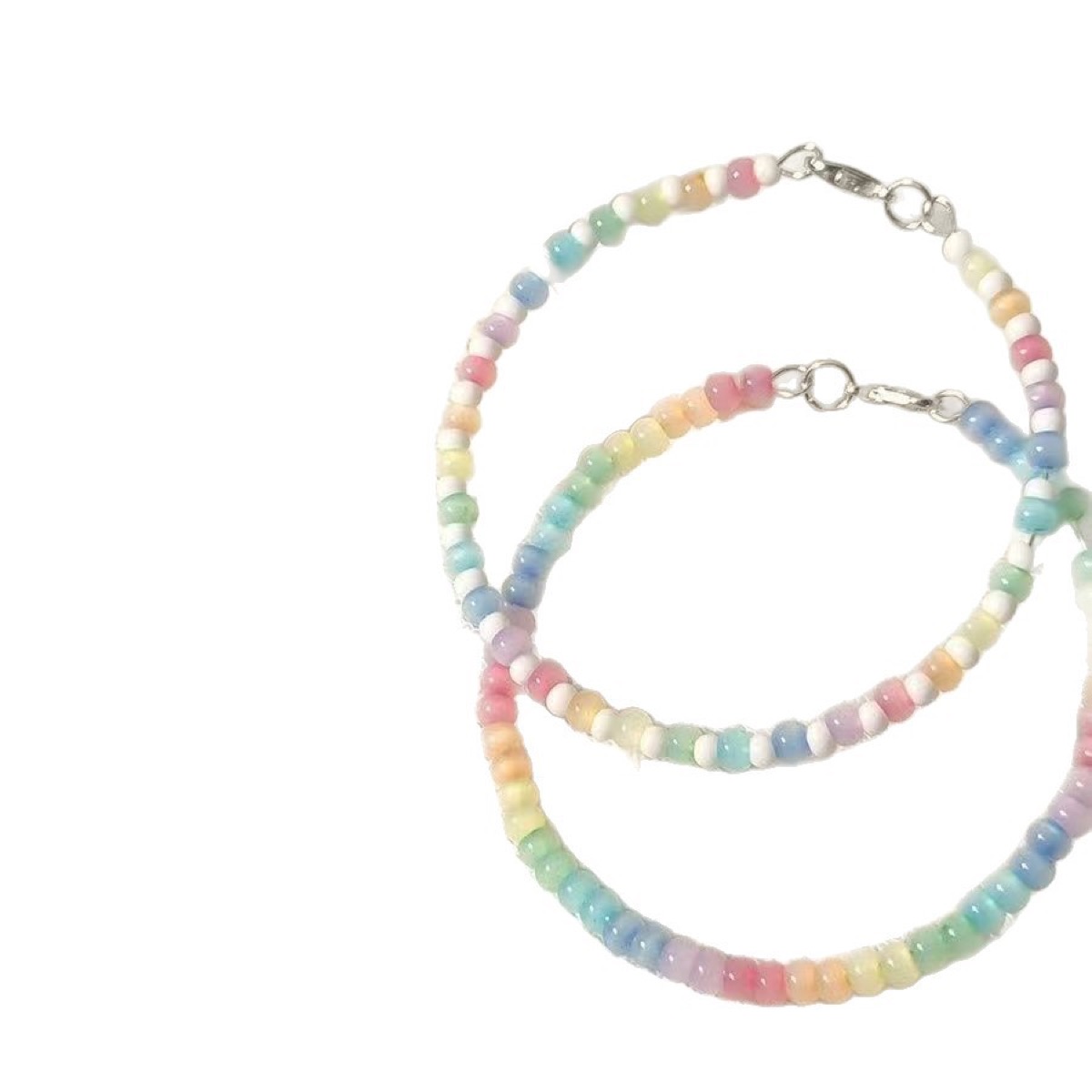 Candy Rainbow Bead Bracelet