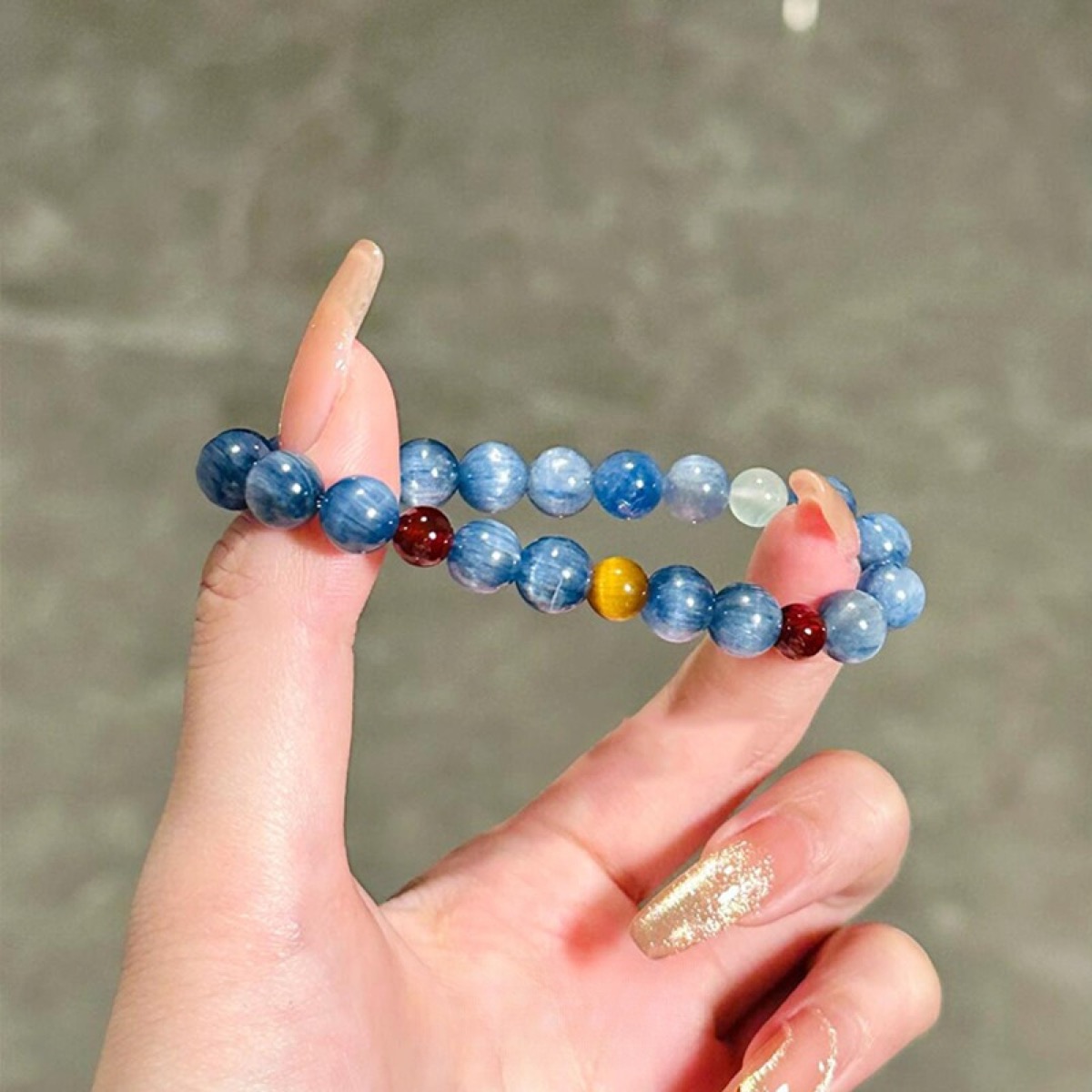 Dusk Ridge Stone Bracelet Set wrist styling thumbnail