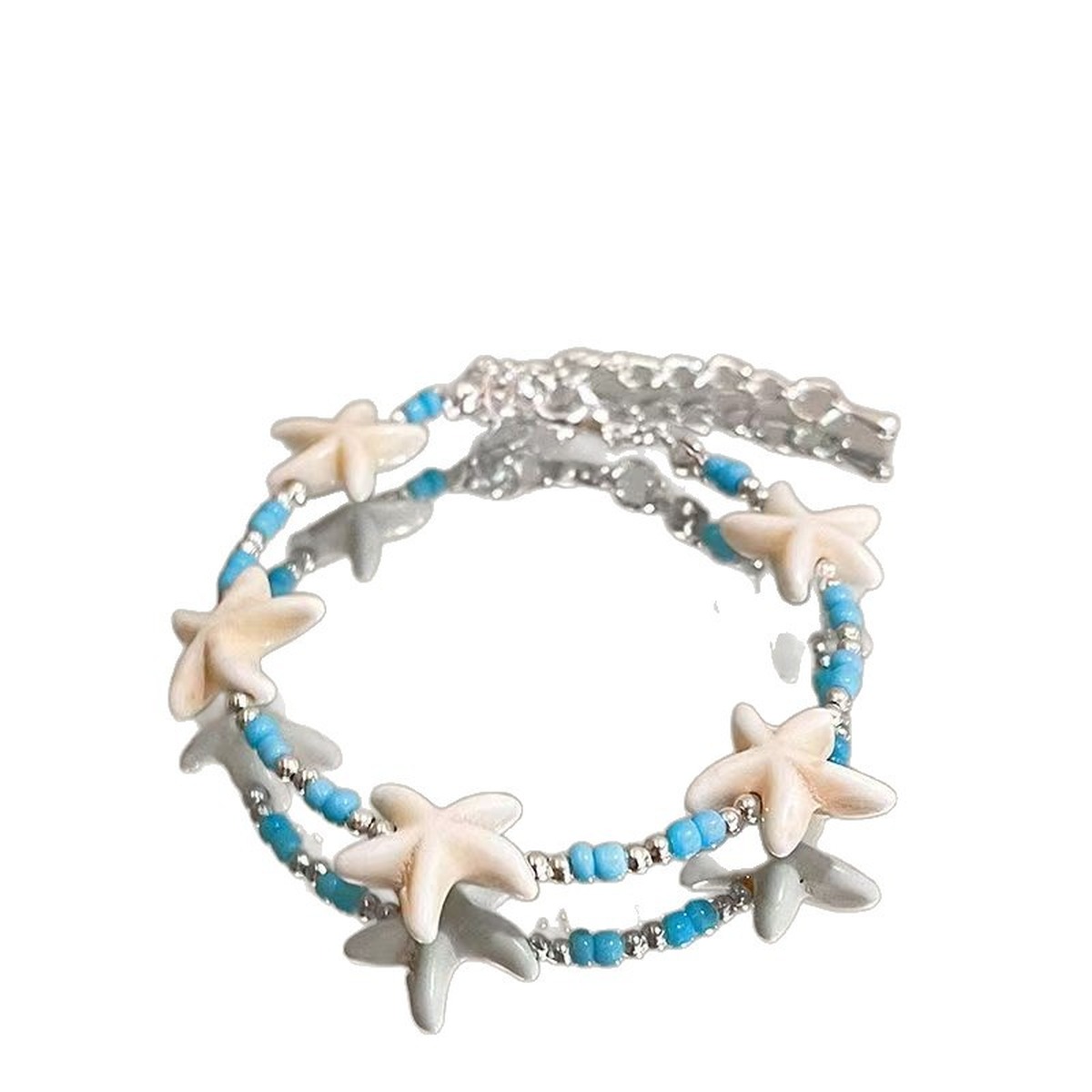 Coastal Starfish Bead Bracelet
