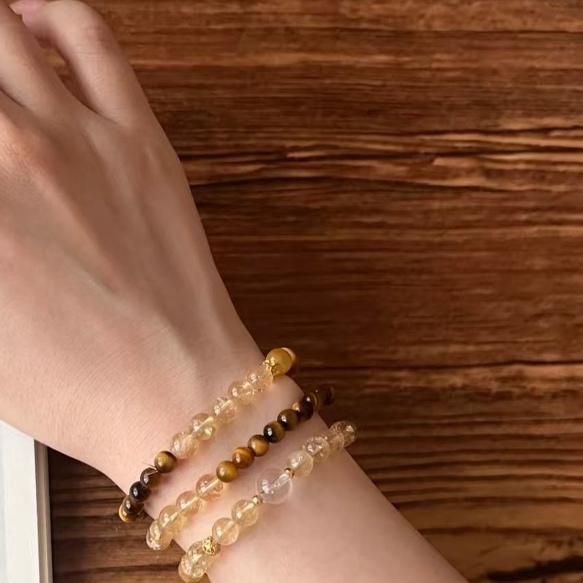 Honey Tiger Eye Layer Bracelet