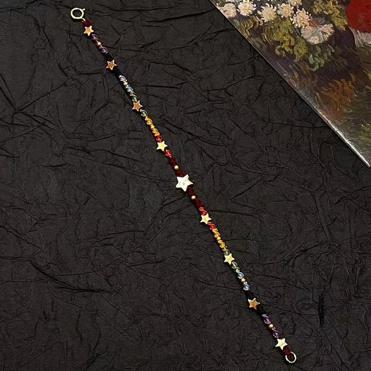 Starlit Cord Bracelet close bead detail thumbnail